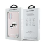 Karl Lagerfeld KLHMP16MSKCHPPLP iPhone 16 Plus 6.7" pink hardcase Silicone Double Heads Print - imagine 8