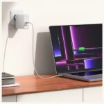 Mains Charger Spigen GAN-1402 140W 2x USB-C ArcStation Pro white ACH06033 - imagine 2