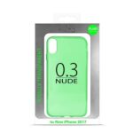 Puro Nude 0.3 iPhone X fluo green X/Xs IPCX03NUDEGRN - imagine 3