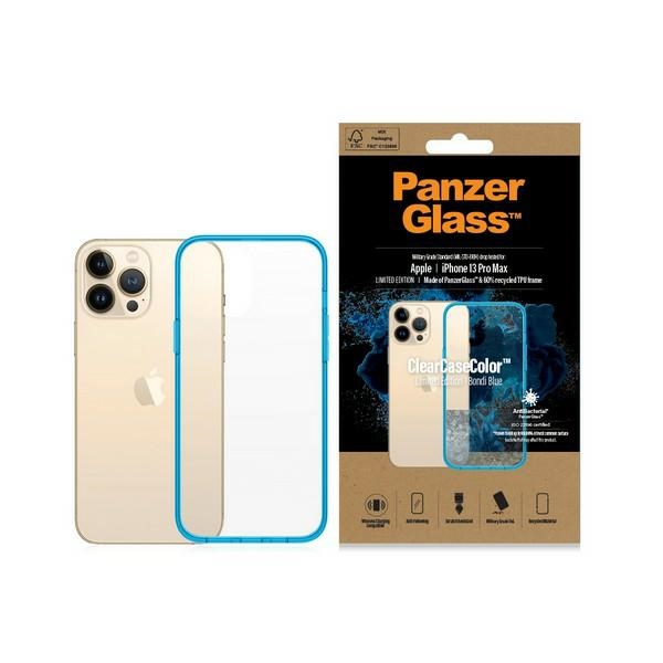 cps-2b2f803613fbf64b208b2475b14a20c4-2025-12-07-00-57-04 PanzerGlass ClearCase iPhone 13 Pro Max6.7" Antibacterial Military grade Bondi Blue 0341 - imagine 1