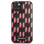 Karl Lagerfeld KLHCP13MMNMP1P iPhone 13 / 14 / 15 6,1" hardcase pink Monogram Plaque - imagine 3