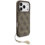 Guess 4G Charms Collection MagSafe case for iPhone 17 Pro brown - imagine 3