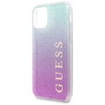 Guess GUHCN61PCUGLPBL iPhone 11 pink blue hard case Glitter Gradient - imagine 3