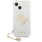 Guess GUHCP13SKS4GGO iPhone 13 mini 5,4" Transparent hardcase 4G Gold Charms Collection - imagine 3