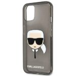Karl Lagerfeld KLHCP13MKHTUGLB iPhone 13 / 14 / 15 6,1" black hardcase Glitter Karl`s Head - imagine 6
