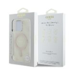 Guess GUHMP16LH4DTEH iPhone 16 Pro 6.3" white hardcase IML 4G Background MagSafe - imagine 8