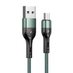 USAMS Braided Cable U55 2A micro USB 1pc for set U55 green 1m SJ450USBSG02 (US-SJ450)