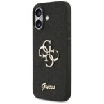 Guess Fixed Glitter Big 4G case for iPhone 17 black - imagine 2