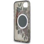 Case Guess IML Flowers MagSafe for iPhone 16e black - imagine 7