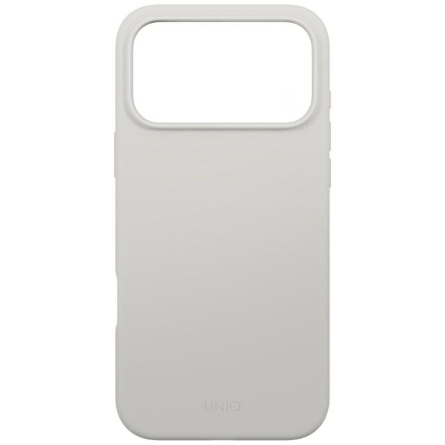 UNIQ Lino Case for iPhone 17 Pro Max Magclick Charging Light Gray - imagine 3
