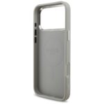 Case Guess Glitter Triangle Logo MagSafe for iPhone 17 Pro Max silver - imagine 7