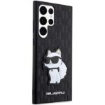 Karl Lagerfeld KLHCS23LSAKLHCPK S23 Ultra S918 hardcase black Saffiano Monogram Choupette - imagine 4