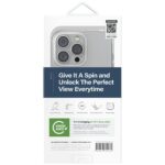 Case UNIQ Swivix for iPhone 16 Pro Max 360 Rotating Kickstand transparent - imagine 5