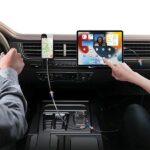 USAMS Car charger with retractable cable 1xUSB-C+1x Lightning C41 PD 30W Fast Charge black/black CC2 - imagine 7