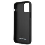 AMG AMHCP12MDOLBK iPhone 12/12 Pro 6,1" black hardcase Leather Hot Stamped - imagine 7