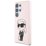 Karl Lagerfeld Silicone Graffiti Ikonik Printed Logo MagSafe Case for Samsung Galaxy S25 Ultra Pink - imagine 2