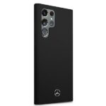 Mercedes MEHCS22LSILBK S22 Ultra S908 black hardcase Silicone - imagine 4