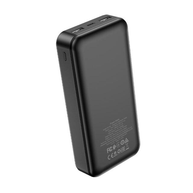 Borofone BJ14A Freeway 20000mAh Black | Powerbank | Power bank, 2x USB - imagine 3