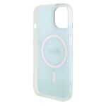 Guess GUHMP15SHITSQ iPhone 15 / 14 / 13 6.1" turquoise hardcase IML Iridescent MagSafe - imagine 7