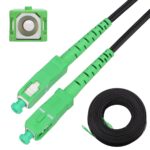 Extralink SC/APC-SC/APC Flat | Patchcord | drop, single mode, Simplex, G.657A2, 30m