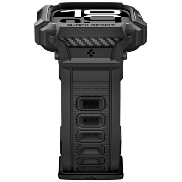 Pasek Spigen Rugged Armor Pro V2 do       Apple Watch 10 / 11 42mm czarny - imagine 5
