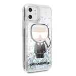 Karl Lagerfeld KLHCN61LGIRKL iPhone 11 6,1" / Xr hardcase Glitter Iridescent Ikonik - imagine 5