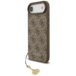 Guess 4G Charms Collection MagSafe case for iPhone Air brown