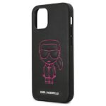 Karl Lagerfeld KLHCP12SPCUIKPI iPhone 12 mini 5,4" pink hardcase Karl Ikonik Outline - imagine 6