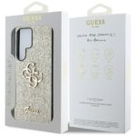 Case Guess Fixed Glitter Big 4G Metal Logo to Samsung Galaxy S25 Ultra gold - imagine 8