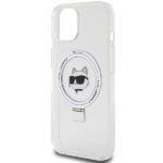 Karl Lagerfeld KLHMP15MHMRSCHH iPhone 15 Plus / 14 Plus 6.7" white hardcase Ring Stand Choupett - imagine 6