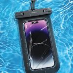 USAMS Waterproof Case 6.7" IP68 black FSD1201 (US-YD012) - imagine 3