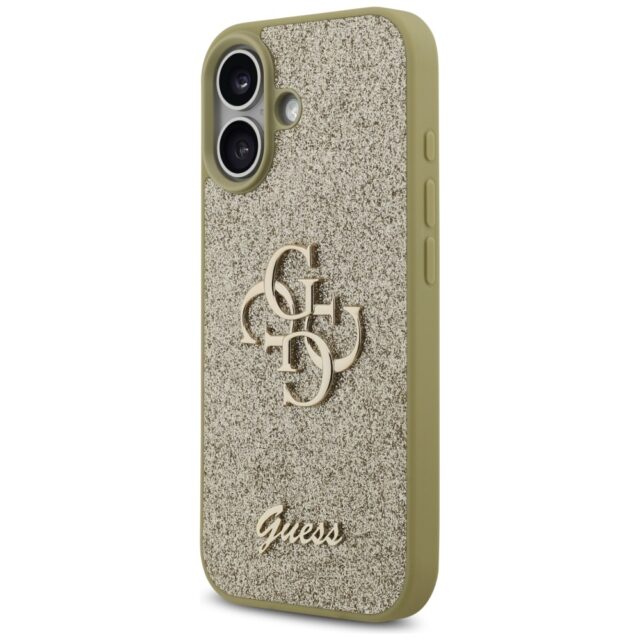 Case Guess Fixed Glitter Big 4G for iPhone 17 gold - imagine 2
