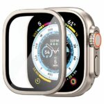Spigen ALM Glas.Tr Slim Pro Apple Watch Ultra (49mm) Titanium AGL06161 - imagine 10