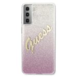 Guess GUHCS21MPCUGLSPI S21+ G996 pink hardcase Glitter Gradient Script - imagine 3