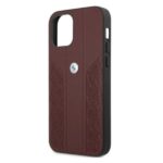 BMW BMHCP12LRSPPR iPhone 12 Pro Max 6,7" red hardcase Leather Curve Perforate - imagine 6