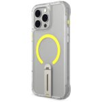 Case Skinarma Helix for iPhone 16 Pro Magnetic Charging 360 Rotating Stand transparent - imagine 3