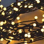 Extralink LED String Lights, 200 Warm White Balls, Length 3 + 16 m - imagine 2