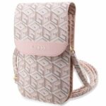 Guess Bag GUWBHGCFSEP pink GCube Stripe