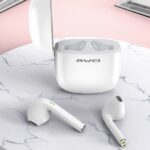AWEI Bluetooth 5.0 T28 TWS headphones + docking station white - imagine 5