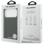 Karl Lagerfeld FW Stamped Karl MagSafe Case for iPhone 17 Pro Max Black - imagine 8