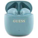 Guess Bluetooth headphones GUTWSJ14ESGQ TWS + docking station turquoise Printed Classic Logo