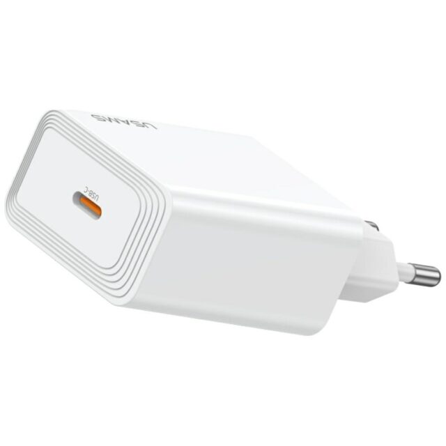 Wall charger USAMS T69 30W USB-C white - imagine 2