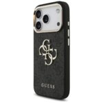 Case Guess 4G Big 4G Classic Logo for iPhone 17 Pro black gold - imagine 2