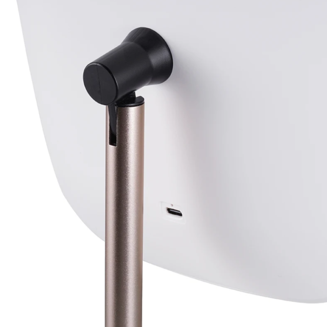 Extralink | Makeup mirror | white illuminated adjustable 180 - imagine 5