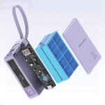 AWEI PowerBank with built-in cableP87K 10000mAh black 30W - imagine 4