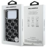 Karl Lagerfeld IML KL Monogram MagSafe Case for iPhone 17 Pro Black - imagine 8