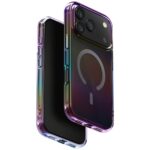 UNIQ Iridescia case for iPhone 17 Pro Magclick Charging midnight quartz
