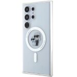 Karl Lagerfeld KLHMS24LHGKCNOT S24 Ultra S928 transparent hardcase IML Karl&Choupette MagSafe - imagine 2