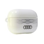Audi IML Geometric Pattern AirPods Pro 2 cover white AU-IMLAPP2-A6/D3-WE - imagine 4