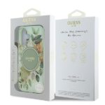 Guess GUHMP16SHFWBDCEN iPhone 16 6.1" green hardcase IML Flower & Tonal Circle MagSafe - imagine 8